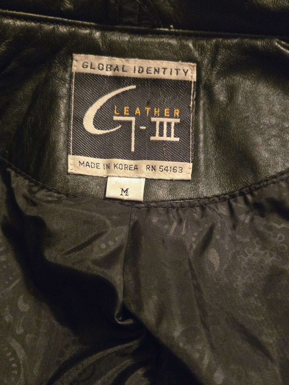 Global Identity G-III Black Leather Jacket - Women's M